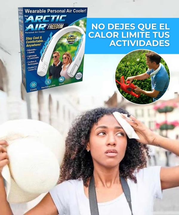 NeckWind Ventilador Inalámbrico de Cuello