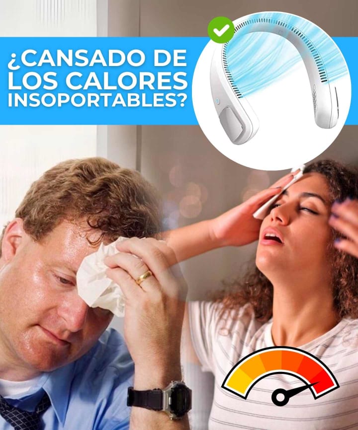 NeckWind Ventilador Inalámbrico de Cuello