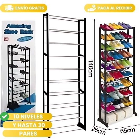 ORGANIZADOR DE ZAPATOS 10 NIVELES