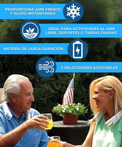 NeckWind Ventilador Inalámbrico de Cuello